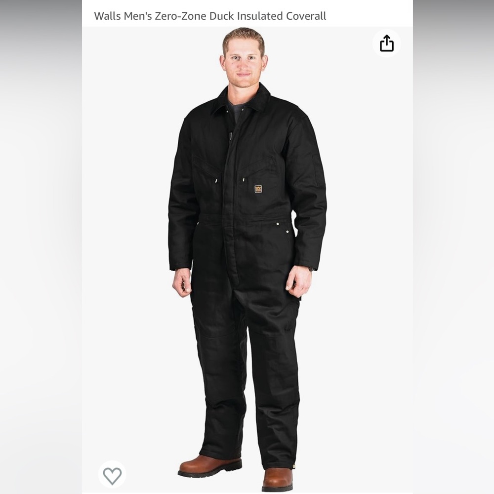 Walls Mens 2XL insulated coveralls